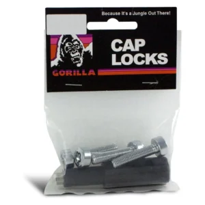 Gorilla Automotive Cap Locks Flat Seat 8Mm 0.75"
