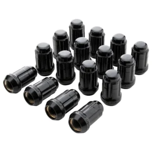 Gorilla Automotive 4Lug 1/2 Spline With Install Kit Black With Valves