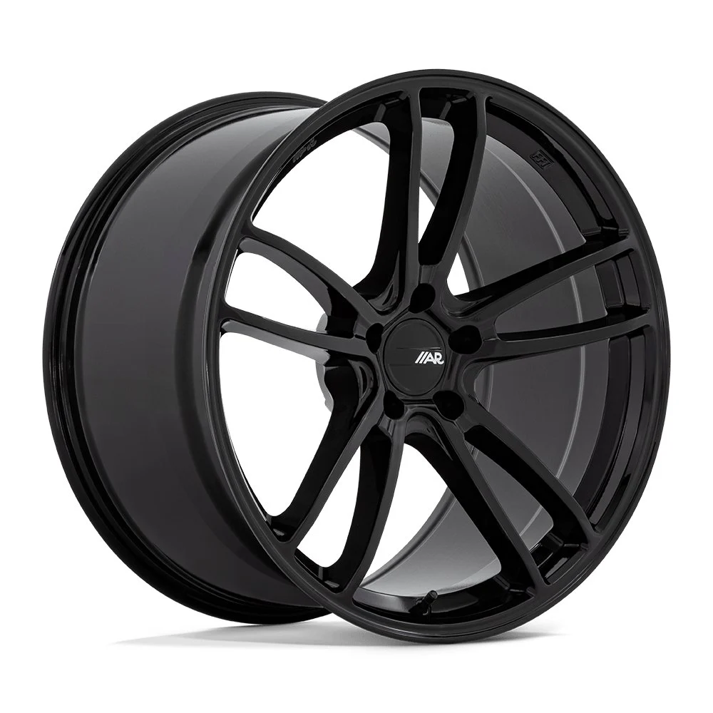 American Racing AR941 Mach Five in Gloss Black - photo may show a different lug count; this part is 5x120