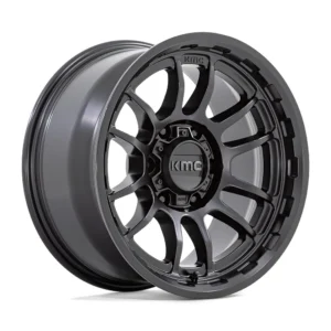 KMC KM727 Wrath in Satin Black - photo may show a different lug count; this part is 5x127