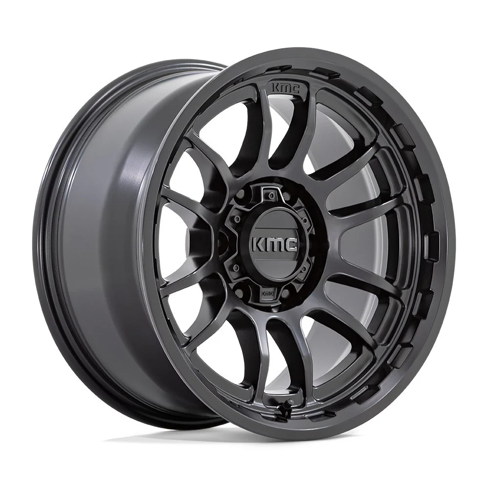 KMC KM727 Wrath in Satin Black - photo may show a different lug count; this part is 5x127