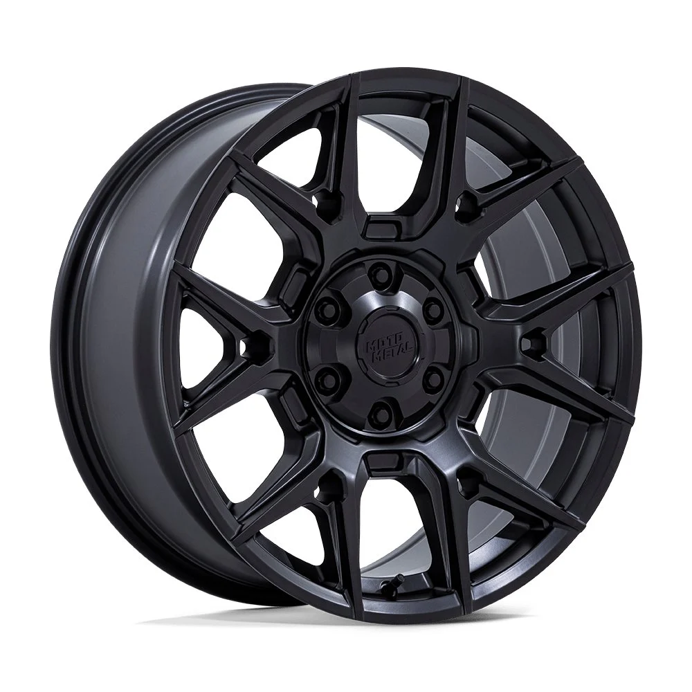 Moto Metal MO813 Mason in Matte Black - photo may show a different lug count; this part is 6x135/6x139.7