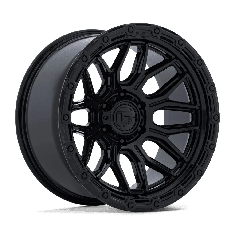 Fuel Off-Road FC881 Surge in Gloss Black - photo may show a different lug count; this part is 8x180
