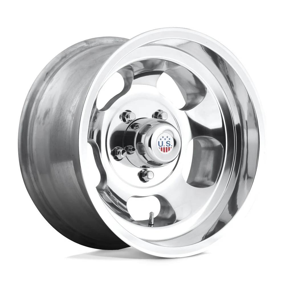 US Mags U101 Indy - Photo shows the same wheel, US Mags U101 Indy, in a different size (15x8) - this part is 15"x9".