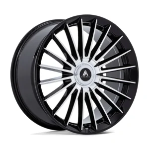 Asanti AB048 Viceroy in Gloss Black Machined - photo may show a different lug count; this part is 5x112/5x120