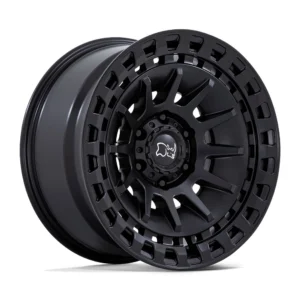 Black Rhino BR009 Barrage in Matte Black - photo may show a different lug count; this part is 5x127