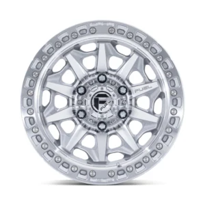 Fuel Off-Road D883 Covert in Silver Machined Face - photo may show a different lug count; this part is 6x135