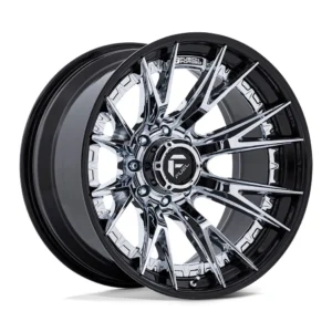 Fuel Off-Road FC402 Catalyst in Chrome Gloss Black - photo may show a different lug count; this part is 8x165.1