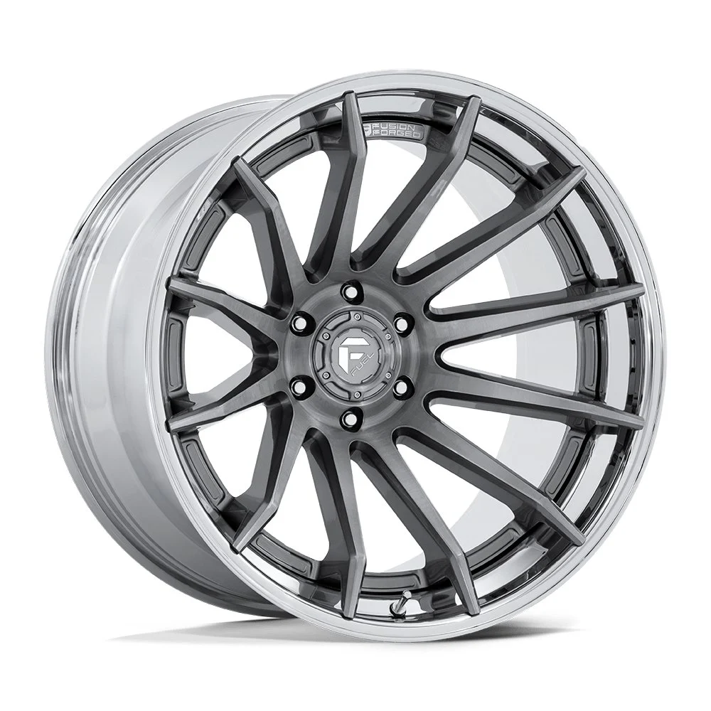 Fuel Off-Road FC403 Burn in Platinum Chrome - photo may show a different lug count; this part is 6x139.7