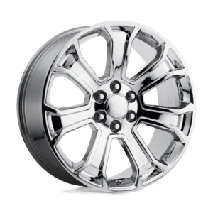 Performance Replicas PR166 in Chrome - photo may show a different lug count; this part is 6x139.7