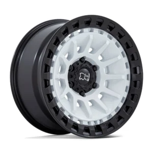 Black Rhino BR009 Barrage in Gloss White / Matte Black - photo may show a different lug count; this part is 5x127