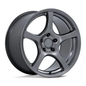 Rotiform RC211 CGN in Matte Anthracite - photo may show a different lug count; this part is 5x112