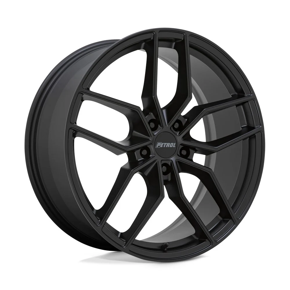 Petrol P5C in Matte Black - photo may show a different lug count; this part is 5x112