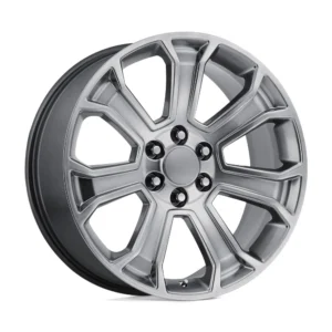 Performance Replicas PR166 in Hyper Silver - photo may show a different lug count; this part is 6x139.7