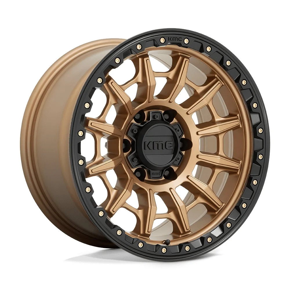 KMC KM547 Carnage in Matte Bronze w/ Black Lip - photo may show a different lug count; this part is 5x127