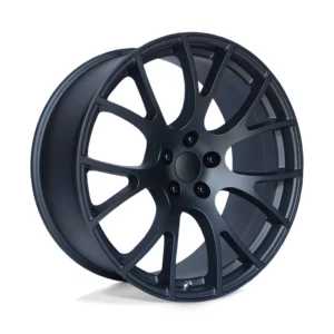 Performance Replicas PR161 in Matte Black - photo may show a different lug count; this part is 5x115