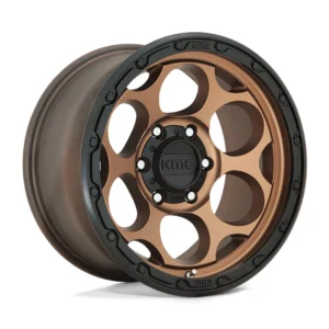 KMC KM541 Dirty Harry in Matte Bronze w/ Black Lip - photo may show a different lug count; this part is 5x127