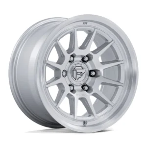 Fuel Off-Road FC902 Spur in Gloss Silver Machined Face - photo may show a different lug count; this part is 6x139.7