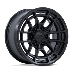 KMC KM732 Archer in Matte Black - photo may show a different lug count; this part is 6x139.7