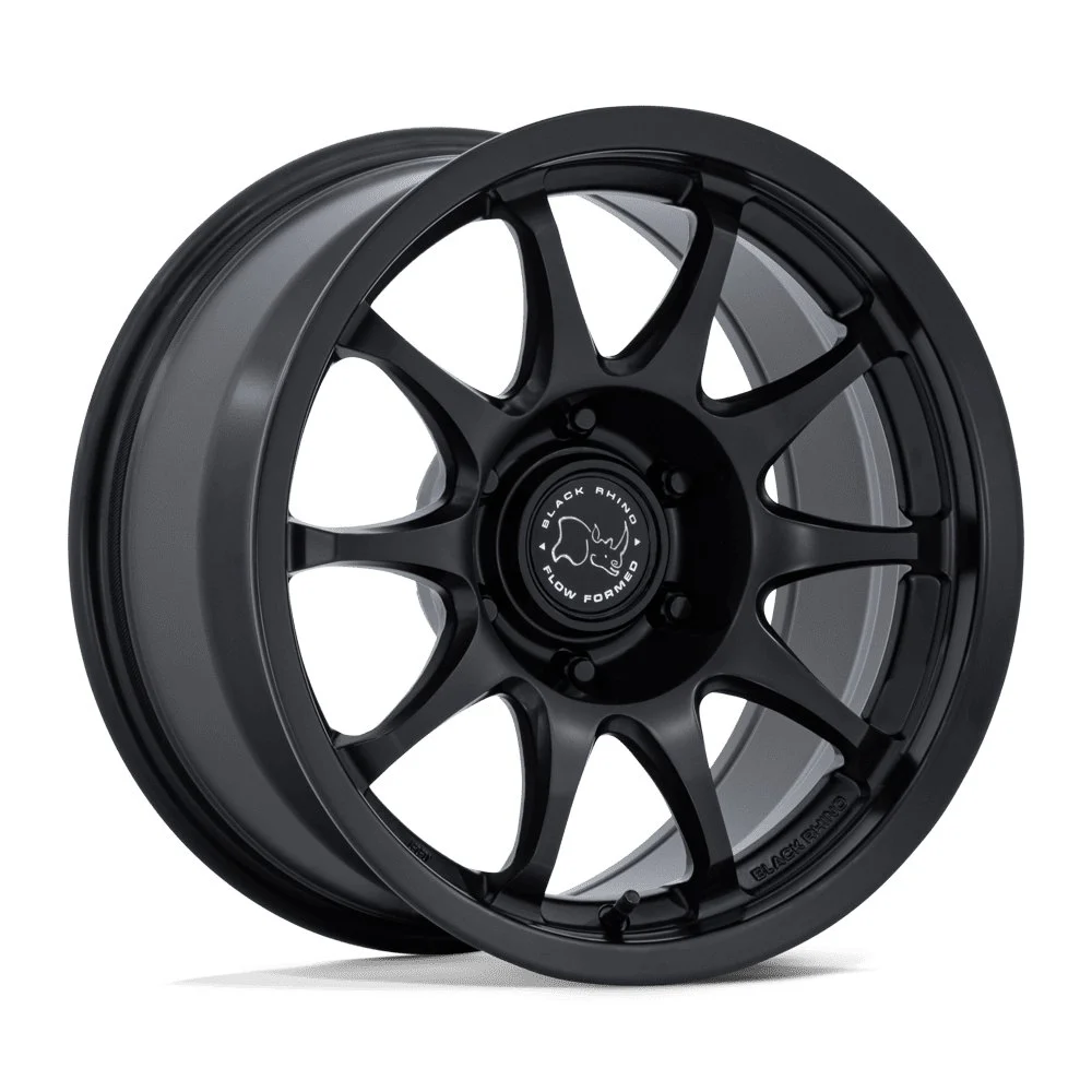 Black Rhino BR038 Ronin in Matte Black - photo may show a different lug count; this part is 6x139.7