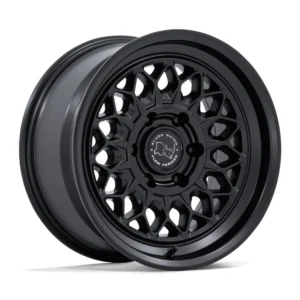 Black Rhino BR034 Graz in Matte Black - photo may show a different lug count; this part is 6x139.7