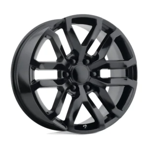 Performance Replicas PR196 in Satin Black - photo may show a different lug count; this part is 6x139.7