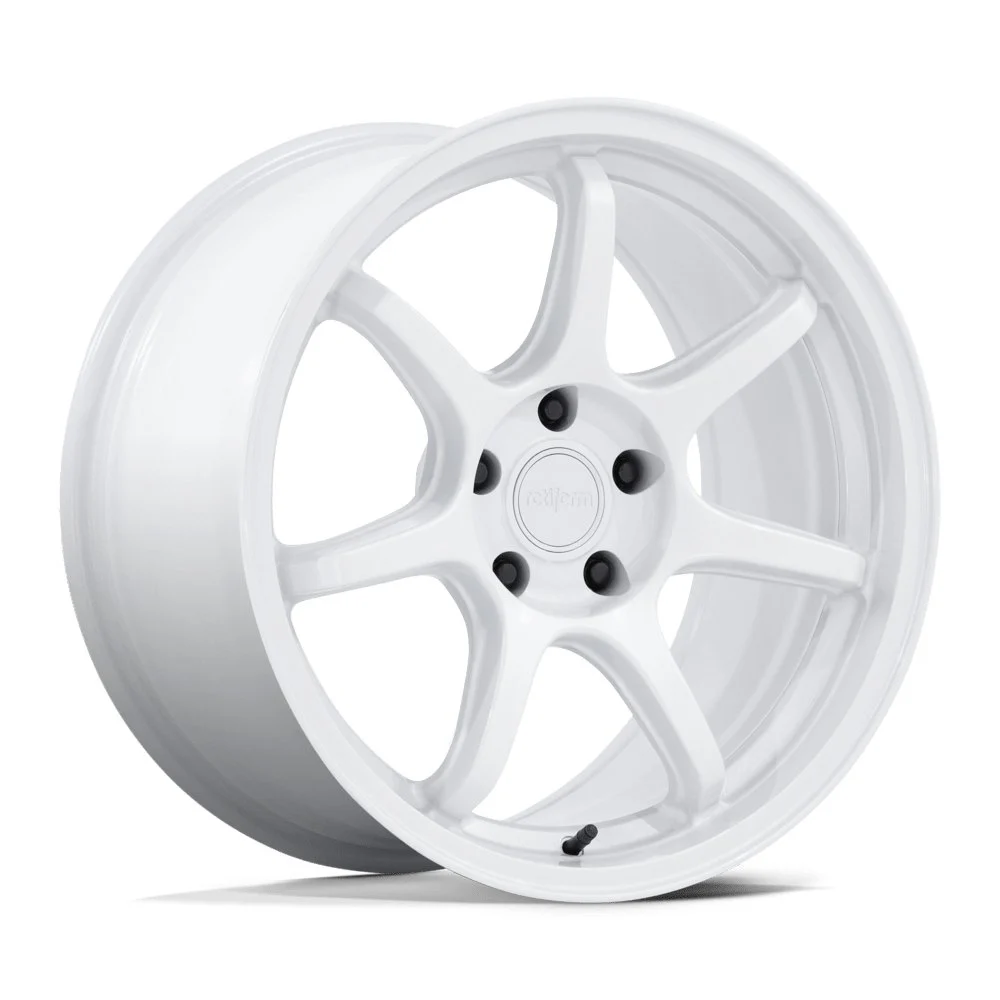Rotiform RC208 BPU in White - photo may show a different lug count; this part is 5x114.3