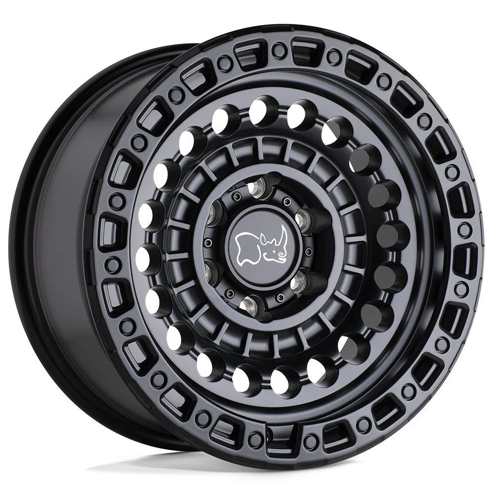 Black Rhino Sentinel in Matte Black - photo may show a different lug count; this part is 8x165.1