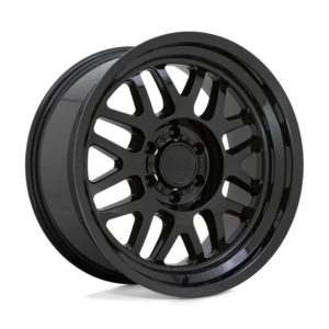 Black Rhino Delta in Gloss Black - photo may show a different lug count; this part is 5x127