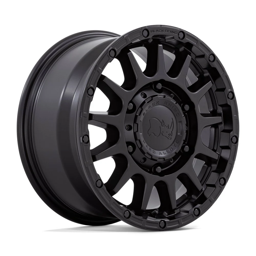 Black Rhino BR003 Sequoia in Matte Black - photo may show a different lug count; this part is 5x130