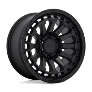 Black Rhino Raid in Matte Black - photo may show a different lug count; this part is 6x139.7