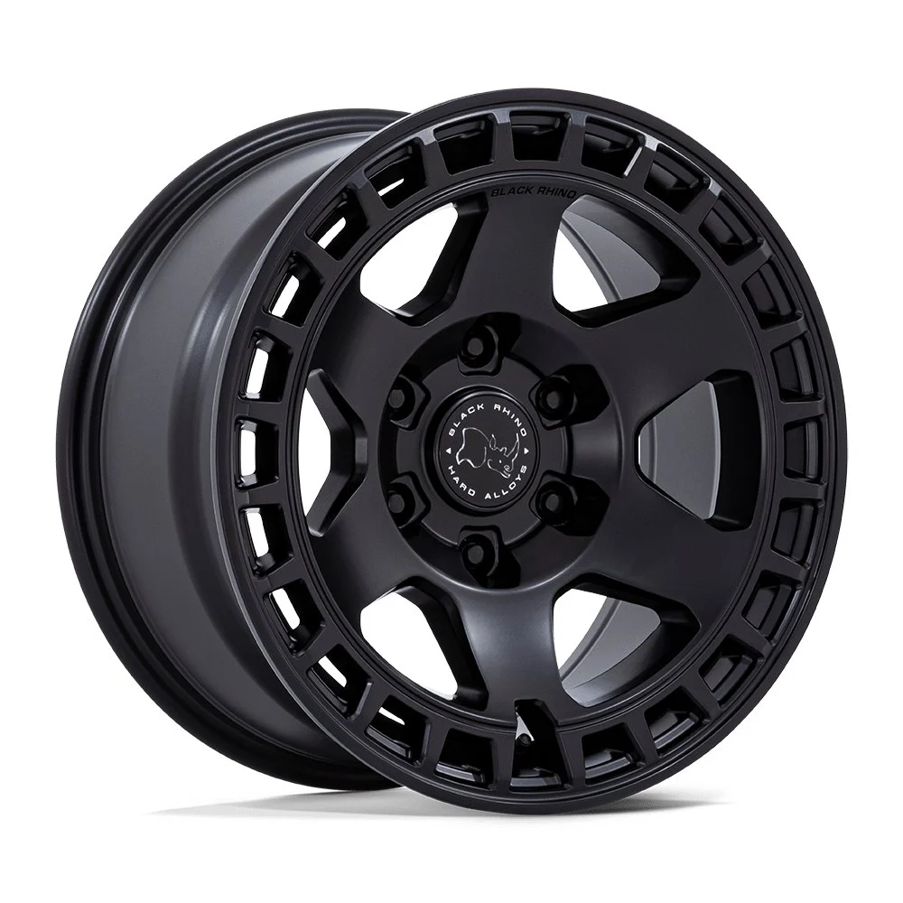 Black Rhino BR022 Bahari in Matte Black - photo may show a different lug count; this part is 6x139.7