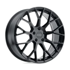 Petrol P2B in Gloss Black - photo may show a different lug count; this part is 5x108